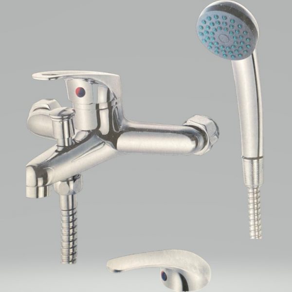 (XCESS) Plutus Bath Mixer Complete Single Lever Boxed (With Both Solid & Loop Handle)